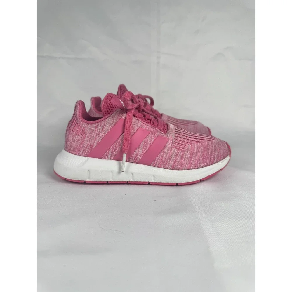 Adidas Swift Run 1.0 IF2966 Kids 13 Sneakers Pink Fusion Knit Athletic Shoes